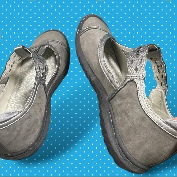 JBU By Jambu Buttercup Slip-On Mary Jane Pewter Gray Size 10 - Picture 11 of 16